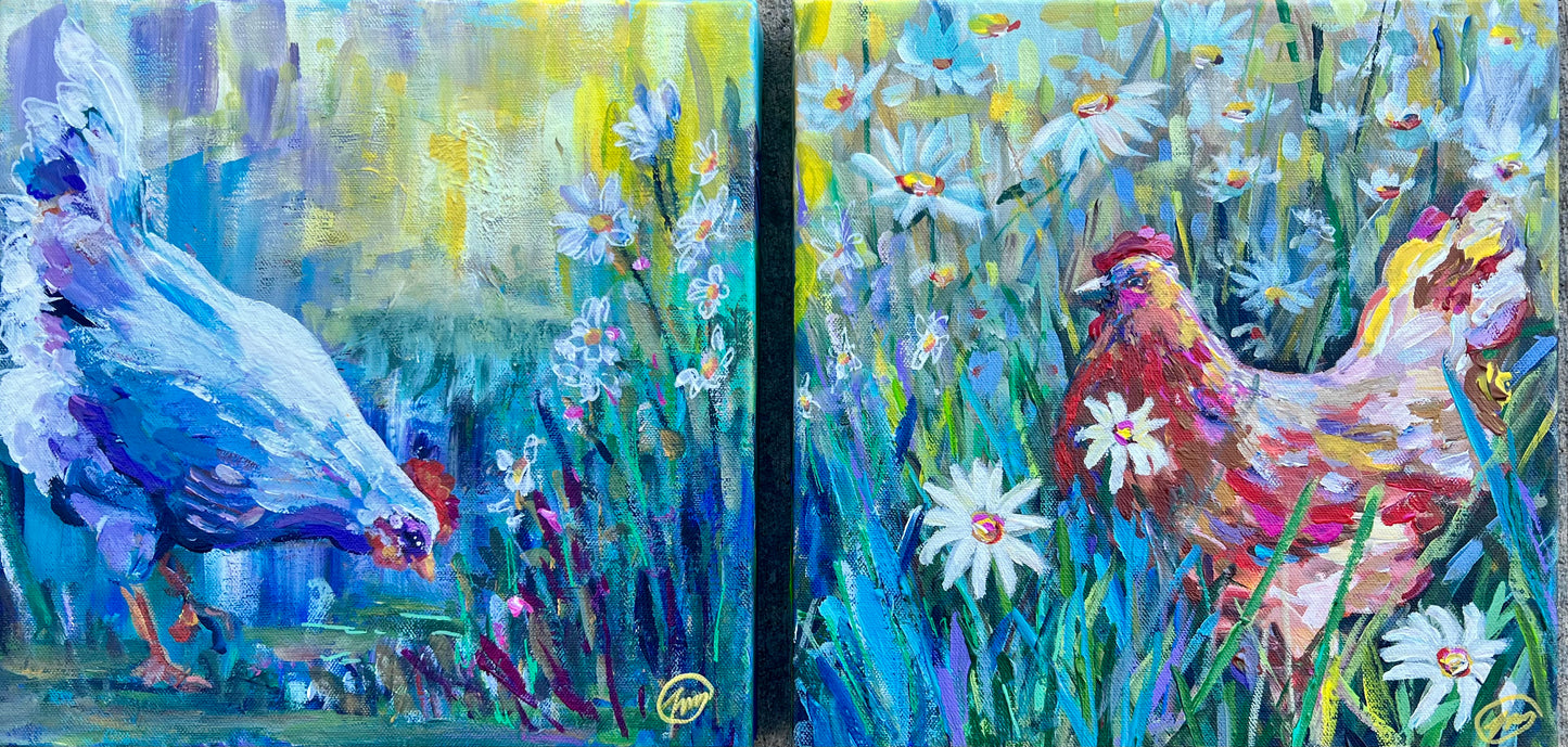Petals and Bloom Original Painting