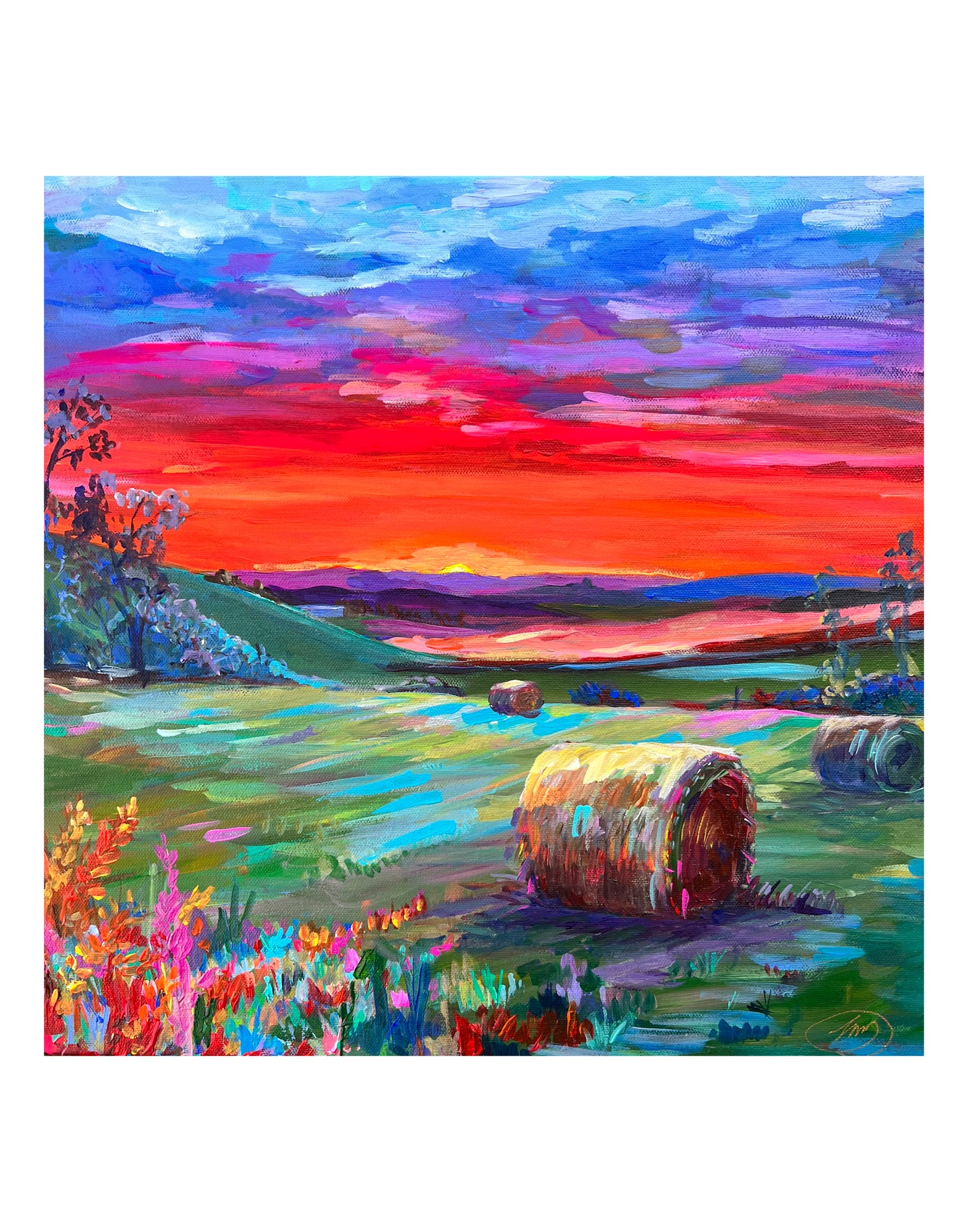 "Ardently Orange" 11x14 Print