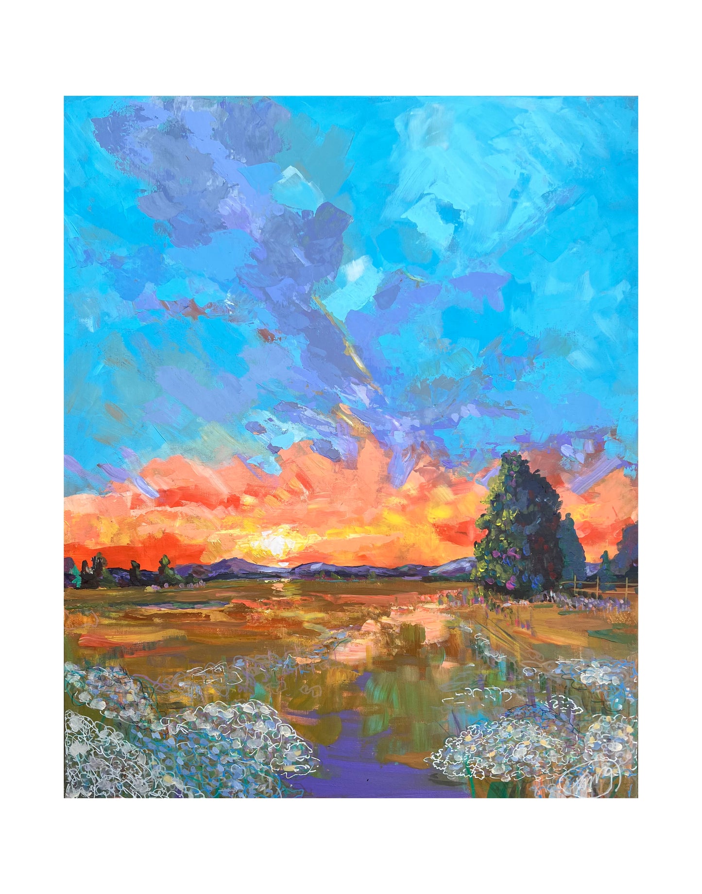 “Sonorous Sun” 11x14"