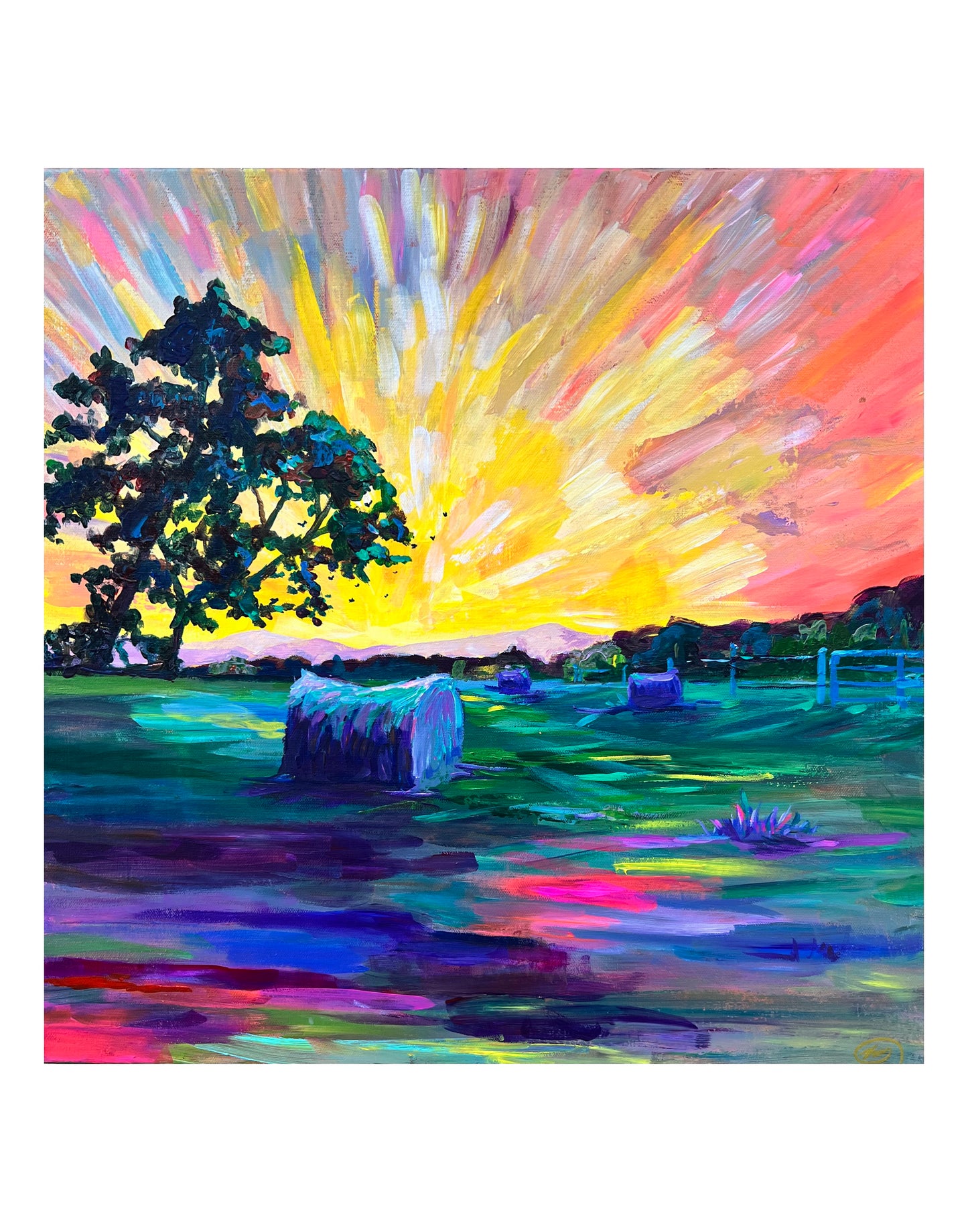 “Soprano Sunset” 11x14"