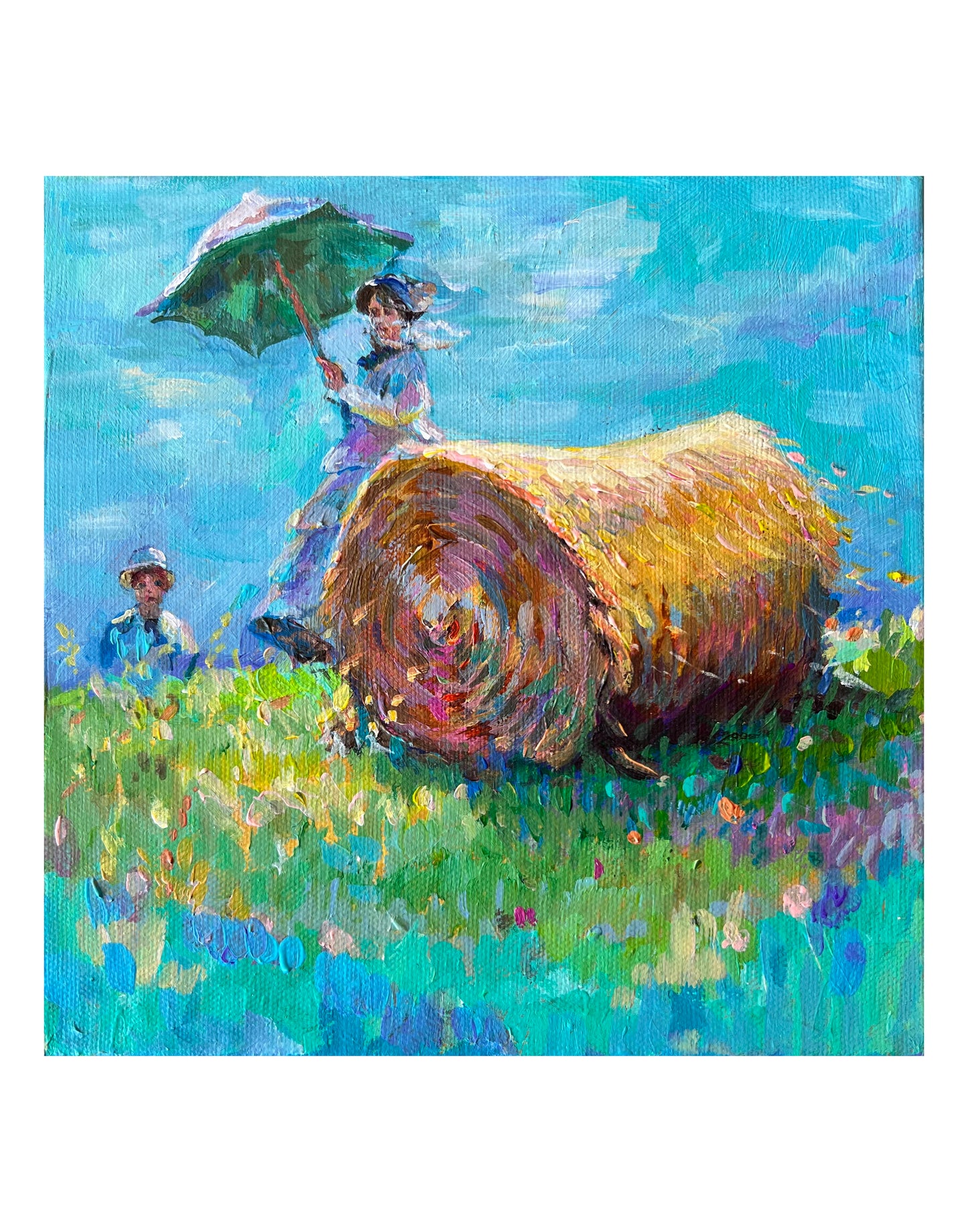 “Visiting” 11x14"