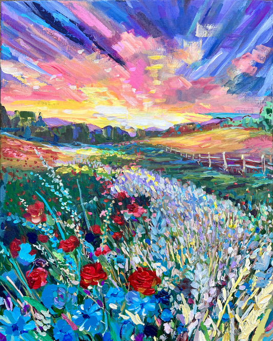 “A Country Song " Original Painting