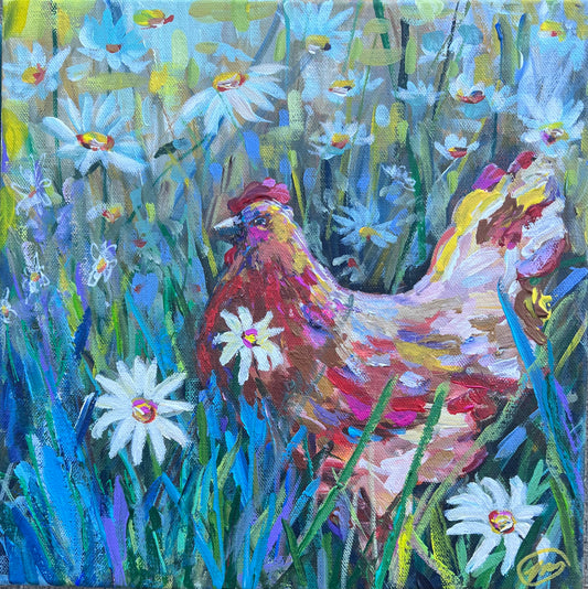 Petals and Bloom  Original Painting
