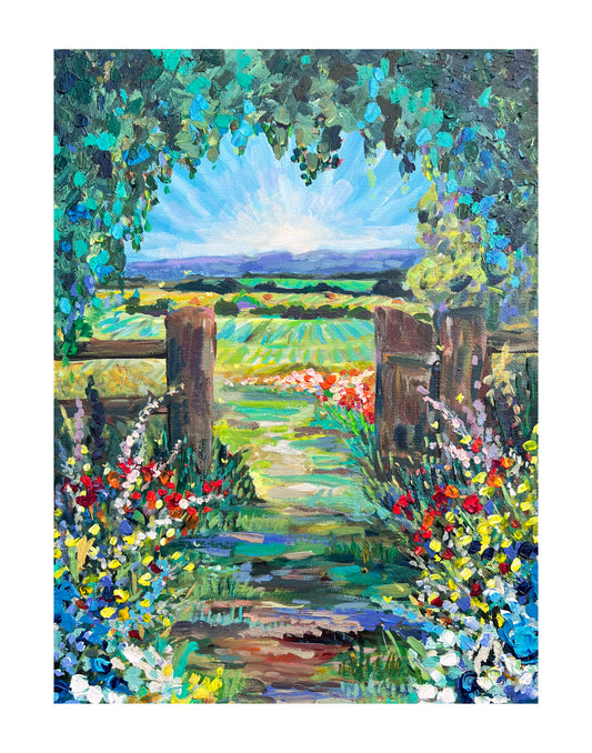 “Garden Gate” 11x14 Print