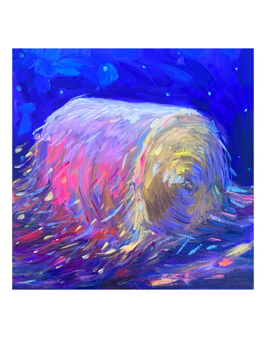 “Tanzanite Truss” 11x14"