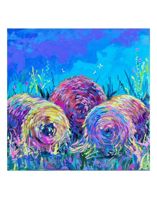 “Triple Hay” 11x14"